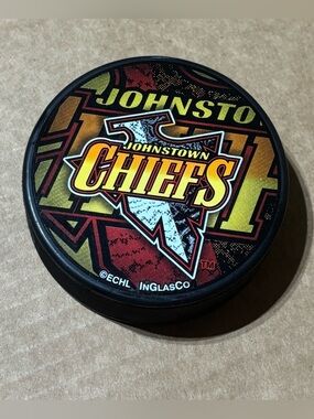 Johnstown Chiefs ECHL Souvenir Hockey Puck